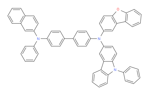 N4-(dibenzo[b,d]furan-2-yl)-N4'-(naphthalen-2-yl)-N4'-phenyl-N4-(9-phenyl-9H-carbazol-3-yl)-[1,1'-biphenyl]-4,4'-diamine