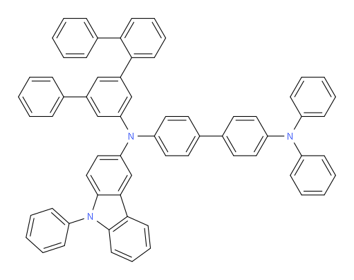 N4-([1,1':2',1'':3'',1'''-quaterphenyl]-5''-yl)-N4',N4'-diphenyl-N4-(9-phenyl-9H-carbazol-3-yl)-[1,1'-biphenyl]-4,4'-diamine