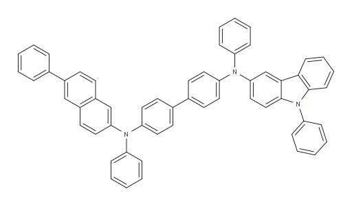 N4,N4'-diphenyl-N4-(9-phenyl-9H-carbazol-3-yl)-N4'-(6-phenylnaphthalen-2-yl)-[1,1'-biphenyl]-4,4'-diamine