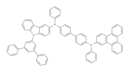 N4-(9-([1,1':3',1''-terphenyl]-5'-yl)-9H-carbazol-3-yl)-N4,N4'-diphenyl-N4'-(triphenylen-2-yl)-[1,1'-biphenyl]-4,4'-diamine
