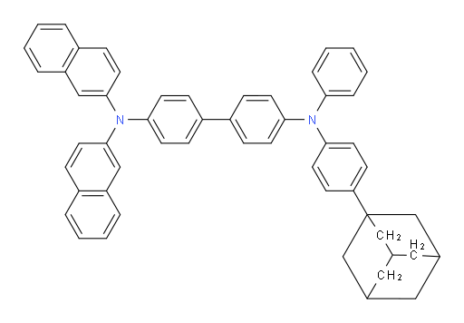 N4-(4-(adamantan-1-yl)phenyl)-N4',N4'-di(naphthalen-2-yl)-N4-phenyl-[1,1'-biphenyl]-4,4'-diamine