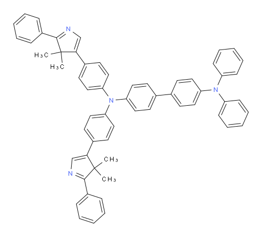 N4,N4-bis(4-(3,3-dimethyl-2-phenyl-3H-pyrrol-4-yl)phenyl)-N4',N4'-diphenyl-[1,1'-biphenyl]-4,4'-diamine