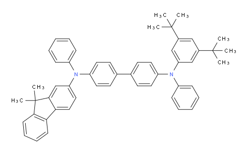 N4-(3,5-di-tert-butylphenyl)-N4'-(9,9-dimethyl-9H-fluoren-2-yl)-N4,N4'-diphenyl-[1,1'-biphenyl]-4,4'-diamine