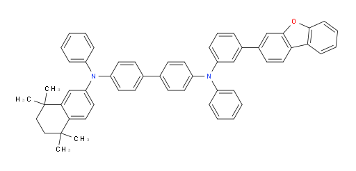 N4-(3-(dibenzo[b,d]furan-3-yl)phenyl)-N4,N4'-diphenyl-N4'-(5,5,8,8-tetramethyl-5,6,7,8-tetrahydronaphthalen-2-yl)-[1,1'-biphenyl]-4,4'-diamine
