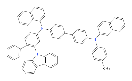 N4-(2-(9H-carbazol-9-yl)-[1,1'-biphenyl]-4-yl)-N4-(naphthalen-1-yl)-N4'-(naphthalen-2-yl)-N4'-(p-tolyl)-[1,1'-biphenyl]-4,4'-diamine