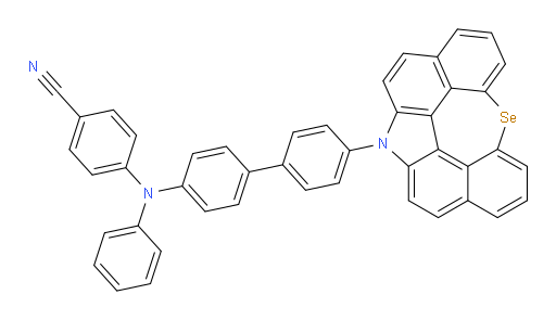 4-((4'-(12H-6-selena-12-azaindeno[2,1,7,6-ghij]pleiaden-12-yl)-[1,1'-biphenyl]-4-yl)(phenyl)amino)benzonitrile