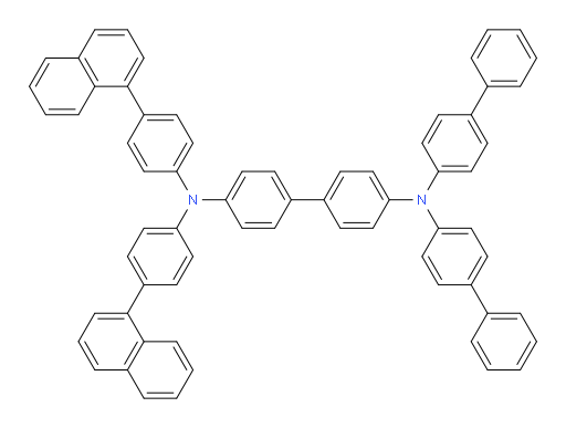 N4,N4-di([1,1'-biphenyl]-4-yl)-N4',N4'-bis(4-(naphthalen-1-yl)phenyl)-[1,1'-biphenyl]-4,4'-diamine