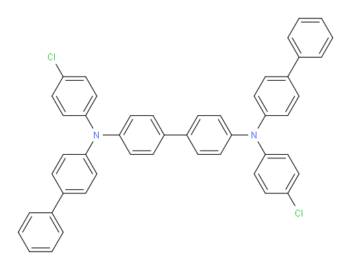 N4,N4'-di([1,1'-biphenyl]-4-yl)-N4,N4'-bis(4-chlorophenyl)-[1,1'-biphenyl]-4,4'-diamine