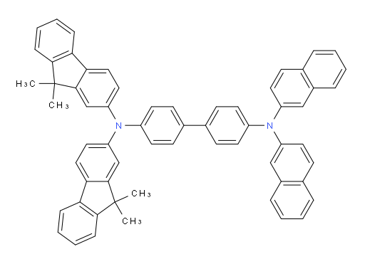 N4,N4-bis(9,9-dimethyl-9H-fluoren-2-yl)-N4',N4'-di(naphthalen-2-yl)-[1,1'-biphenyl]-4,4'-diamine