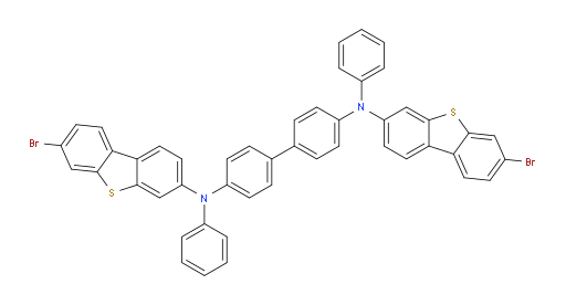 N4,N4'-bis(7-bromodibenzo[b,d]thiophen-3-yl)-N4,N4'-diphenyl-[1,1'-biphenyl]-4,4'-diamine