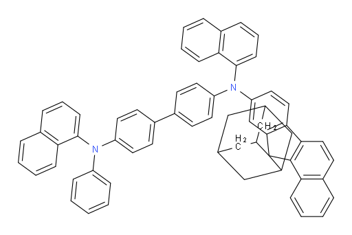 N4,N4'-di(naphthalen-1-yl)-N4-phenyl-N4'-(spiro[adamantane-2,11'-benzo[a]fluoren]-9'-yl)-[1,1'-biphenyl]-4,4'-diamine