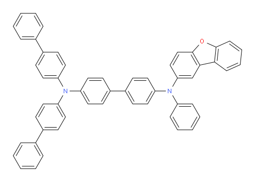 N4,N4-di([1,1'-biphenyl]-4-yl)-N4'-(dibenzo[b,d]furan-2-yl)-N4'-phenyl-[1,1'-biphenyl]-4,4'-diamine