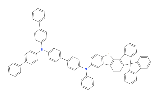 N4,N4-di([1,1'-biphenyl]-4-yl)-N4'-phenyl-N4'-(spiro[benzo[b]fluoreno[3,4-d]thiophene-7,9'-fluoren]-3-yl)-[1,1'-biphenyl]-4,4'-diamine