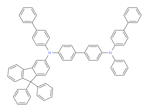 N4,N4'-di([1,1'-biphenyl]-4-yl)-N4-(9,9-diphenyl-9H-fluoren-3-yl)-N4'-phenyl-[1,1'-biphenyl]-4,4'-diamine
