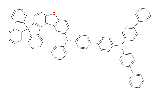 N4,N4-di([1,1'-biphenyl]-4-yl)-N4'-(8,8-diphenyl-8H-fluoreno[3,4-b]benzofuran-2-yl)-N4'-phenyl-[1,1'-biphenyl]-4,4'-diamine