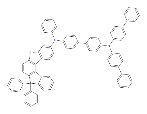 N4,N4-di([1,1'-biphenyl]-4-yl)-N4'-(8,8-diphenyl-8H-benzo[b]fluoreno[4,3-d]thiophen-3-yl)-N4'-phenyl-[1,1'-biphenyl]-4,4'-diamine