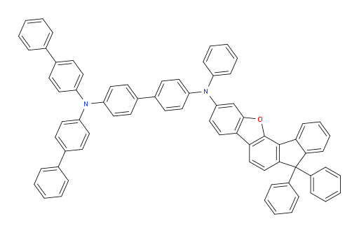 N4,N4-di([1,1'-biphenyl]-4-yl)-N4'-(7,7-diphenyl-7H-fluoreno[4,3-b]benzofuran-2-yl)-N4'-phenyl-[1,1'-biphenyl]-4,4'-diamine
