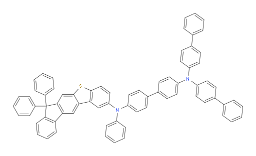 N4,N4-di([1,1'-biphenyl]-4-yl)-N4'-(7,7-diphenyl-7H-benzo[b]fluoreno[3,2-d]thiophen-2-yl)-N4'-phenyl-[1,1'-biphenyl]-4,4'-diamine
