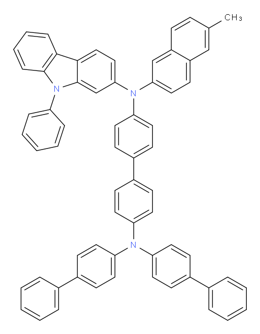N4,N4-di([1,1'-biphenyl]-4-yl)-N4'-(6-methylnaphthalen-2-yl)-N4'-(9-phenyl-9H-carbazol-2-yl)-[1,1'-biphenyl]-4,4'-diamine