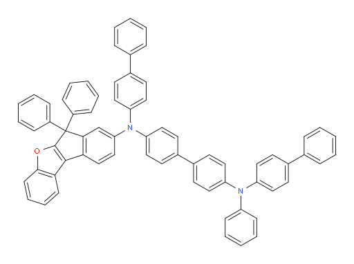 N4,N4'-di([1,1'-biphenyl]-4-yl)-N4-(6,6-diphenyl-6H-indeno[2,1-b]benzofuran-8-yl)-N4'-phenyl-[1,1'-biphenyl]-4,4'-diamine