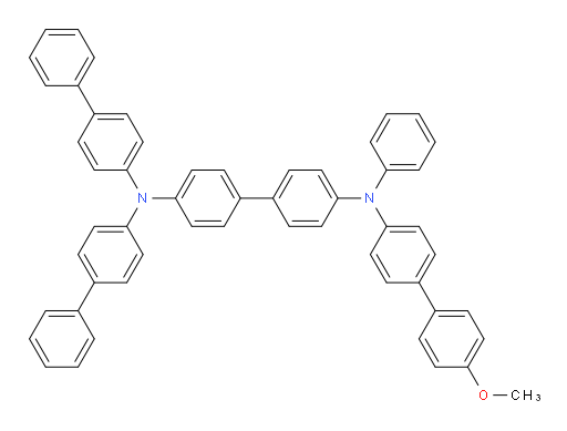 N4,N4-di([1,1'-biphenyl]-4-yl)-N4'-(4'-methoxy-[1,1'-biphenyl]-4-yl)-N4'-phenyl-[1,1'-biphenyl]-4,4'-diamine