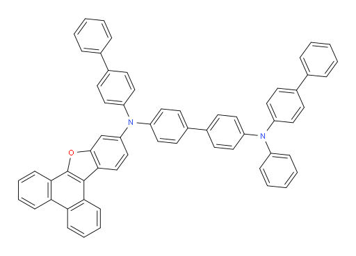 N4,N4'-di([1,1'-biphenyl]-4-yl)-N4-(phenanthro[9,10-b]benzofuran-11-yl)-N4'-phenyl-[1,1'-biphenyl]-4,4'-diamine
