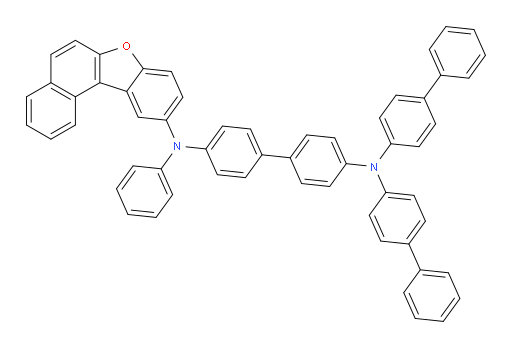 N4,N4-di([1,1'-biphenyl]-4-yl)-N4'-(naphtho[2,1-b]benzofuran-10-yl)-N4'-phenyl-[1,1'-biphenyl]-4,4'-diamine