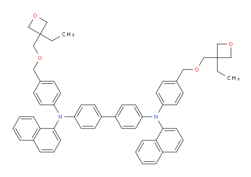 N4,N4'-bis(4-(((3-ethyloxetan-3-yl)methoxy)methyl)phenyl)-N4,N4'-di(naphthalen-1-yl)-[1,1'-biphenyl]-4,4'-diamine