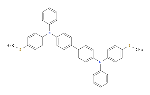 N4,N4'-bis(4-(methylthio)phenyl)-N4,N4'-diphenyl-[1,1'-biphenyl]-4,4'-diamine