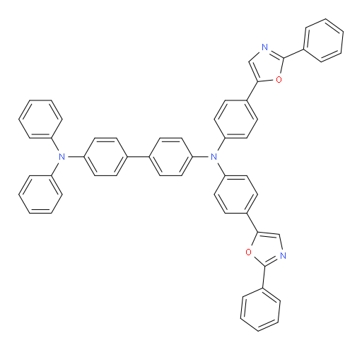 N4,N4-diphenyl-N4',N4'-bis(4-(2-phenyloxazol-5-yl)phenyl)-[1,1'-biphenyl]-4,4'-diamine