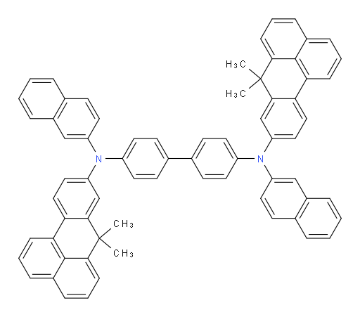 N4,N4'-bis(7,7-dimethyl-7H-benzo[de]anthracen-9-yl)-N4,N4'-di(naphthalen-2-yl)-[1,1'-biphenyl]-4,4'-diamine