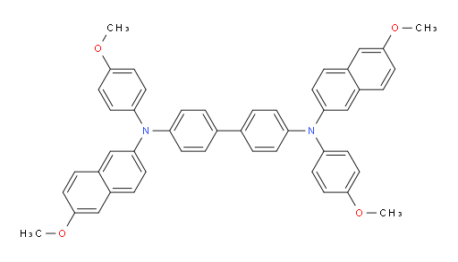 N4,N4'-bis(6-methoxynaphthalen-2-yl)-N4,N4'-bis(4-methoxyphenyl)-[1,1'-biphenyl]-4,4'-diamine