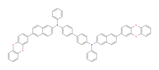 N4,N4'-bis(6-(dibenzo[b,e][1,4]dioxin-2-yl)naphthalen-2-yl)-N4,N4'-diphenyl-[1,1'-biphenyl]-4,4'-diamine