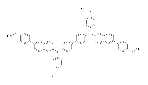 N4,N4'-bis(4-methoxyphenyl)-N4,N4'-bis(6-(4-methoxyphenyl)naphthalen-2-yl)-[1,1'-biphenyl]-4,4'-diamine