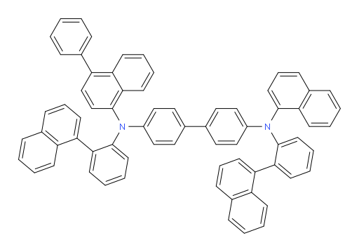 N4-(naphthalen-1-yl)-N4,N4'-bis(2-(naphthalen-1-yl)phenyl)-N4'-(4-phenylnaphthalen-1-yl)-[1,1'-biphenyl]-4,4'-diamine