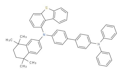 N4-(dibenzo[b,d]thiophen-1-yl)-N4',N4'-diphenyl-N4-(5,5,8,8-tetramethyl-5,6,7,8-tetrahydronaphthalen-2-yl)-[1,1'-biphenyl]-4,4'-diamine