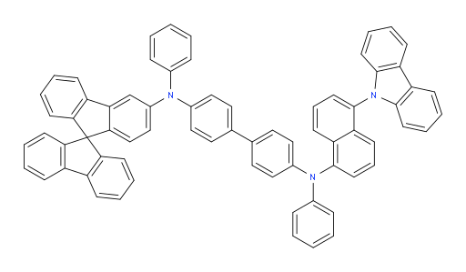 N4-(9,9'-spirobi[fluoren]-3-yl)-N4'-(5-(9H-carbazol-9-yl)naphthalen-1-yl)-N4,N4'-diphenyl-[1,1'-biphenyl]-4,4'-diamine