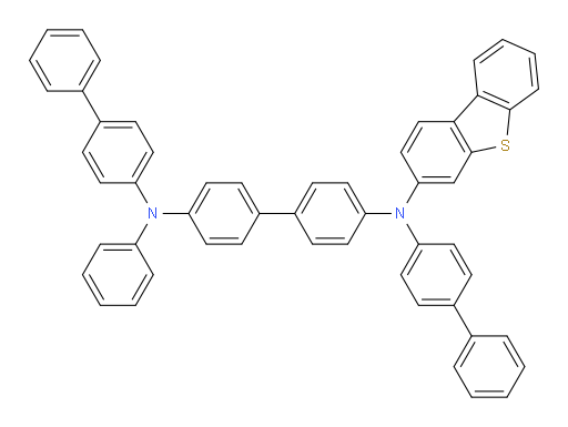 N4,N4'-di([1,1'-biphenyl]-4-yl)-N4-(dibenzo[b,d]thiophen-3-yl)-N4'-phenyl-[1,1'-biphenyl]-4,4'-diamine