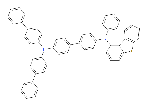 N4,N4-di([1,1'-biphenyl]-4-yl)-N4'-(dibenzo[b,d]thiophen-1-yl)-N4'-phenyl-[1,1'-biphenyl]-4,4'-diamine