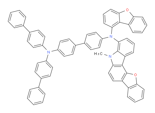 N4,N4-di([1,1'-biphenyl]-4-yl)-N4'-(dibenzo[b,d]furan-1-yl)-N4'-(5-methyl-5H-benzofuro[3,2-c]carbazol-4-yl)-[1,1'-biphenyl]-4,4'-diamine
