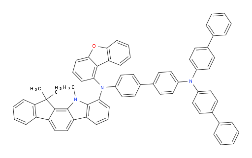 N4,N4-di([1,1'-biphenyl]-4-yl)-N4'-(dibenzo[b,d]furan-1-yl)-N4'-(11,12,12-trimethyl-11,12-dihydroindeno[2,1-a]carbazol-10-yl)-[1,1'-biphenyl]-4,4'-diamine