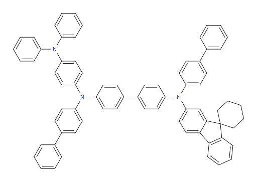 N4,N4'-di([1,1'-biphenyl]-4-yl)-N4-(4-(diphenylamino)phenyl)-N4'-(spiro[cyclohexane-1,9'-fluoren]-2'-yl)-[1,1'-biphenyl]-4,4'-diamine