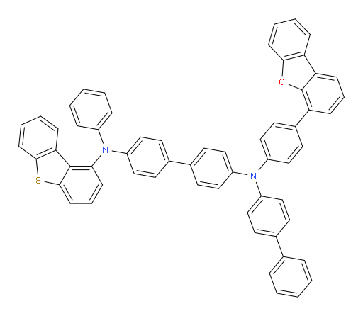 N4-([1,1'-biphenyl]-4-yl)-N4-(4-(dibenzo[b,d]furan-4-yl)phenyl)-N4'-(dibenzo[b,d]thiophen-1-yl)-N4'-phenyl-[1,1'-biphenyl]-4,4'-diamine