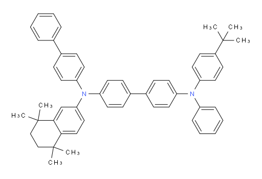 N4-([1,1'-biphenyl]-4-yl)-N4'-(4-(tert-butyl)phenyl)-N4'-phenyl-N4-(5,5,8,8-tetramethyl-5,6,7,8-tetrahydronaphthalen-2-yl)-[1,1'-biphenyl]-4,4'-diamine