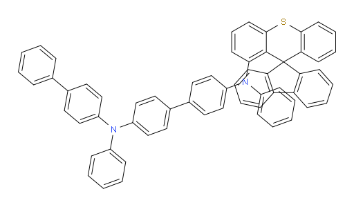 N4-([1,1'-biphenyl]-4-yl)-N4,N4'-diphenyl-N4'-(spiro[fluorene-9,9'-thioxanthen]-1'-yl)-[1,1'-biphenyl]-4,4'-diamine