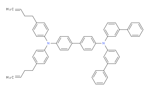 N4,N4-di([1,1'-biphenyl]-3-yl)-N4',N4'-bis(4-(but-3-en-1-yl)phenyl)-[1,1'-biphenyl]-4,4'-diamine