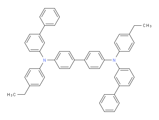 N4,N4'-di([1,1'-biphenyl]-3-yl)-N4,N4'-bis(4-ethylphenyl)-[1,1'-biphenyl]-4,4'-diamine