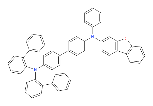 N4,N4-di([1,1'-biphenyl]-2-yl)-N4'-(dibenzo[b,d]furan-3-yl)-N4'-phenyl-[1,1'-biphenyl]-4,4'-diamine