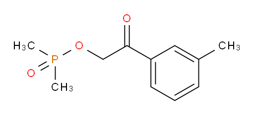 2-oxo-2-(m-tolyl)ethyl dimethylphosphinate