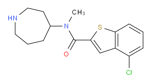 N-(azepan-4-yl)-4-chloro-N-methylbenzo[b]thiophene-2-carboxamide